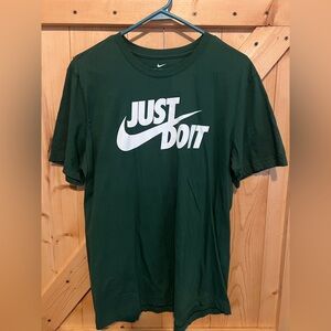 Nike Men's Dark Green Just Do It Tee